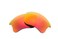 NicelyFit Polarized Replacement Lenses for Oakley Flak Jacket XLJ Sunglasses ,Fire Red