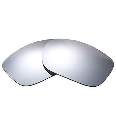 NicelyFit Polarized Replacement Lenses for Oakley Two Face Sunglasses Glass Frame ,Titanium Mirror