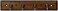 Dorman Hardware 4-1833 Keyrack with 4 Extra Small Single Bronze Hooks, 8.75-Inch, Antique Walnut Finish