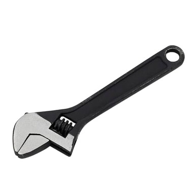 GENNEL 4 inch Mini Size Adjustable Spanner, Black Tiny Wrench, Mini Tool