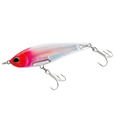 Duel Yo-Zuri 3D Inshore Twitchbait Slow Sinking Lure, Red Head, 90mm/3-1/2