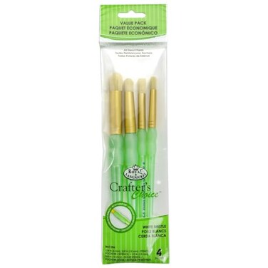 Omnia Royal Brush : 4Pc Stencil Brush Set