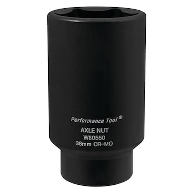 Performance Tool W80550 38 mm Front Wheel Drive Axle Nut Socket
