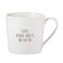 Santa Barbara Design Studio SIPS Drinkware DishwasherMicrowave Safe Bone China Cafe Mug Coffee Cup, 14-Ounce, Coffee Because
