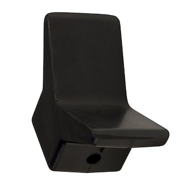 CE Smith - Bow Stop - Durable Boat Accessory for The Black Rubber - 3" x 3" - 6-5/8" Span ,29551