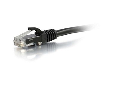 C2G Legrand Cat6a Ethernet Cable, Snagless Unshielded Cat6a Patch Cable, Black Network Patch Cable, 25 Foot Snagless UTP Ethernet Cable, 1 Count, C2G 00737