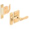 Prime-Line H 3553 Casement Window Lock, Brass Plated ,Single Pack