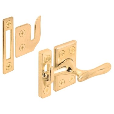 Prime-Line H 3553 Casement Window Lock, Brass Plated ,Single Pack