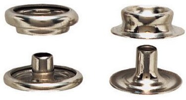 General Tools General 1266 Solid Brass Nickel Plated Grommet Refills 6 Count