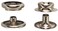 General Tools General 1266 Solid Brass Nickel Plated Grommet Refills 6 Count
