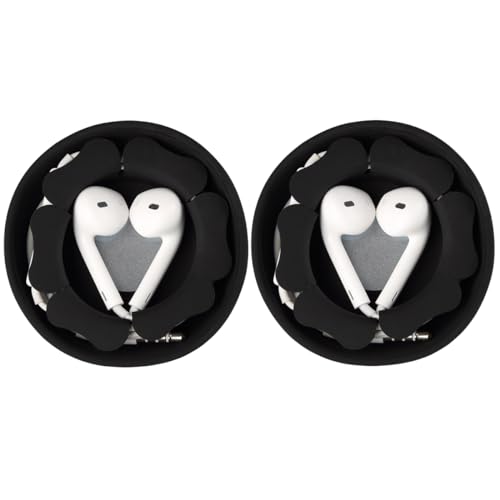 mairui Mairui Wired Earbud Case 2 Pack Earphone Headphone Cord Organizer Earbuds Wrap S usbc