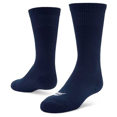 Sof Sole Baseball/Softball Over-the-Calf Team Athletic Performance Socks ,2 Pair, Large, Navy Blue