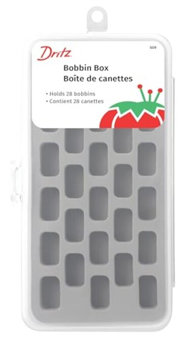 Dritz Bobbin Box, Stores 28 Bobbins