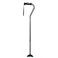 Hugo Mobility Adjustable Offset Quadpod Cane with Stable Tip, Smoke