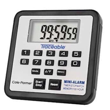 Traceable Mini-Alarm Timer/Stopwatch