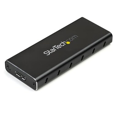 StarTech M.2 SATA SSD Enclosure, USB 3.1 10Gbps, Aluminum ,SM21BMU31C3