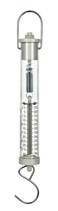 Eisco Labs - Acrylic Tubular Spring Scale ,Dynamometer30N/3kg Capacity - Spring Scale, Pull Scale, Force Meter, Force Spring, Spring Scales for Science