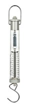 Eisco Labs - Acrylic Tubular Spring Scale ,Dynamometer30N/3kg Capacity - Spring Scale, Pull Scale, Force Meter, Force Spring, Spring Scales for Science