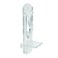 Prime-Line U 11299 Shelf Support Peg, Self-Locking 1/4 In. x 1/2 In. Clear ,4 Pack