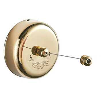 BESy Retractable Clothesline Indoor Laundry Line Clothes Washing Shower