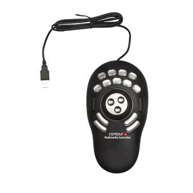 Contour ShuttlePRO v2 - Multimedia Controller with Jog Wheel15 Custom Programmable ButtonsIdeal for Video, AudioPhoto EditingMacPC Compatible - Black