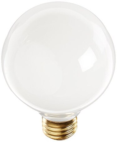 Bulbrite Incandescent G25 Medium Screw Base ,E26Light Bulb, 25 Watt, White