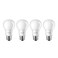 Philips LED Non-Dimmable A19 Frosted Light Bulb: 800-Lumen, 5000-Kelvin, 9-Watt ,60-Watt Equivalent, E26 Base, Daylight, 4-Pack