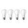 Philips LED Non-Dimmable A19 Frosted Light Bulb: 800-Lumen, 5000-Kelvin, 9-Watt ,60-Watt Equivalent, E26 Base, Daylight, 4-Pack