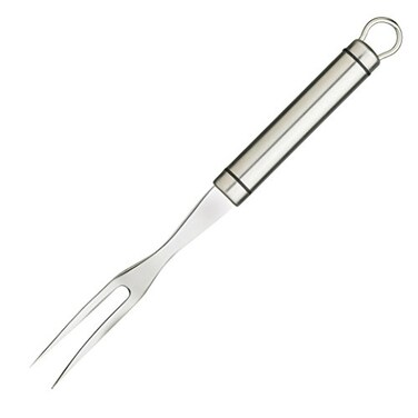 KitchenCraft Professional Meat Serving Fork, 25 cm ,1", Silver