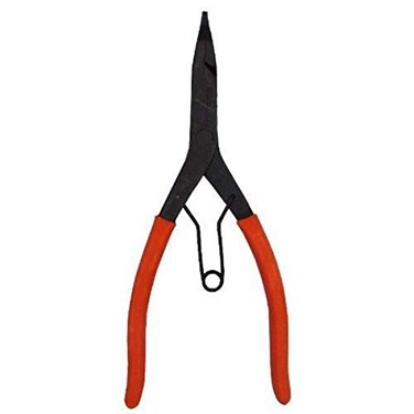 Wilde Tool G407.B Straight Tip Lock Ring Pliers, 9 inch with Black Oxide Finish