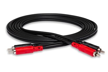 Hosa CRA-201 Stereo Interconnect Dual RCA Cable - 3.3 foot