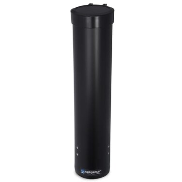 San Jamar C3165BK Med Pull WTR Cup, Black