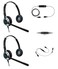 TruVoice Computer Dual Headset Bundle for Office TrainingMonitoringSupervising : Includes 2 x HD550 Headset with NC Microphone, Training Y SplitterUSB Cable Compatible with PC and Softphones