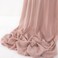 MLMW Chiffon Fabric by the Yard Sheer Fabric for Draping,Dusty Rose