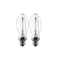 Sunlite LU150/MED High Pressure Sodium Light Bulb, 150 Watts, ED17/MED, Medium Base ,E26, ANSI Code S55, 15000 Lumen, 20000 Life Hours, Clear, 2100K, 2 Pack