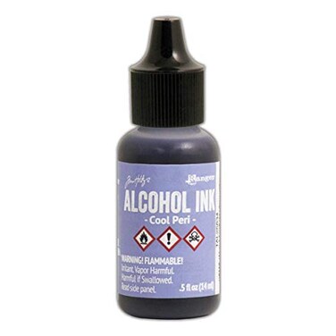 Tim Holtz Alcohol Inks and Accessories Adirondack Light Cool Peri Alcohol Ink, 0.5oz