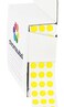 ChromaLabel Yellow Dot Stickers, 1/4 Inch, 1000/Box