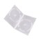 Maxtek 7mm Slim Clear Double CD/DVD Case, 100 Pieces Pack. ,2 Discs Capacity per Case