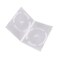 Maxtek 7mm Slim Clear Double CD/DVD Case, 100 Pieces Pack. ,2 Discs Capacity per Case
