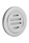 CRL Chrome Plated Brass 5-5/16" No-Draft Speak-Thru - 549