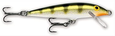 Rapala Original Floater&ldquo; Balsa Minnow Lure&ldquo; 2", Yellow Perch