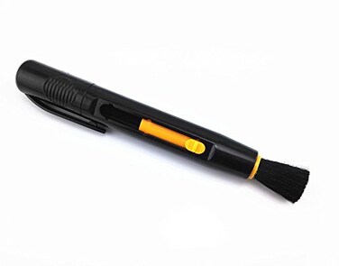 yueton?Pen Shape Double Ended Retractable Adjustable Button Cleaning Brush Mini Handheld Portable Magic Brush Cleaner Dusting Brush