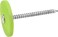 Hillman 461442 Electro-Galvanized Plastic Cap Roofing Nails,12 x 1-1/4", 2000 Pieces