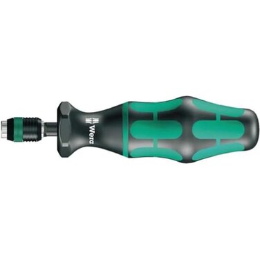 Wera 05074720001 Kraftform 7465 Hexagon Torque Screwdriver, 1/4" Head, 2.5-11.5"/lbs Pre-Set Adjustable Torque Range