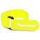 ENVISIONED Reusable Cinch Straps 2" x 100" - 2 Pack - Hook and Loop Straps ,Neon Yellow