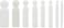 EUROTOOL Nylon Punch Set, 8 PC