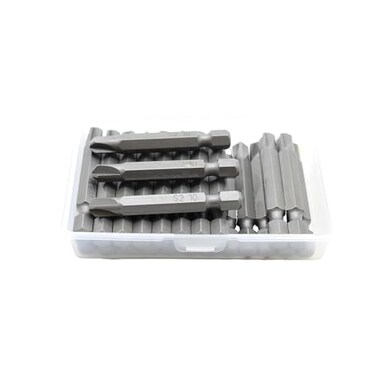 TEMO 25p Torq-Set10 2" Long Screwdriver Insert Bit, Impact Ready S2 Steel