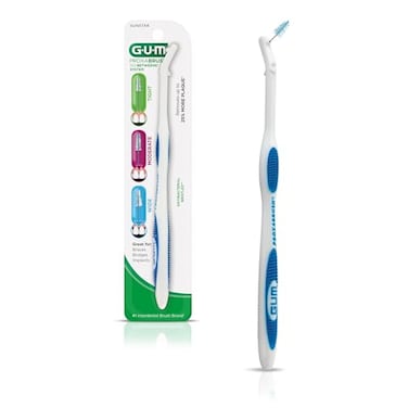 GUM Proxabrush Permanent Handle Refills, 4 Pack