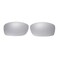 NicelyFit Replacement Lenses for Oakley Fives Squared Sunglasses ,Iridium, Titanium Polarized