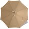 MASTERCANOPY 9ft Replacement Canopy for 8 Ribs - Khaki